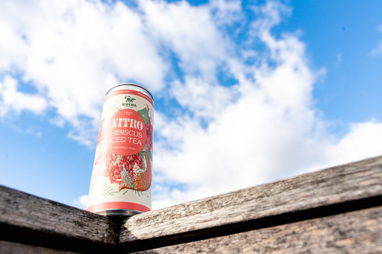 Nitro Cold Brew: Hibiscus Iced Tea (250ml) Caffeine-Free