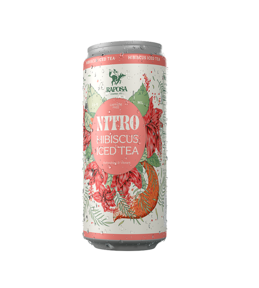 Nitro Cold Brew: Hibiscus Iced Tea (250ml) Caffeine-Free