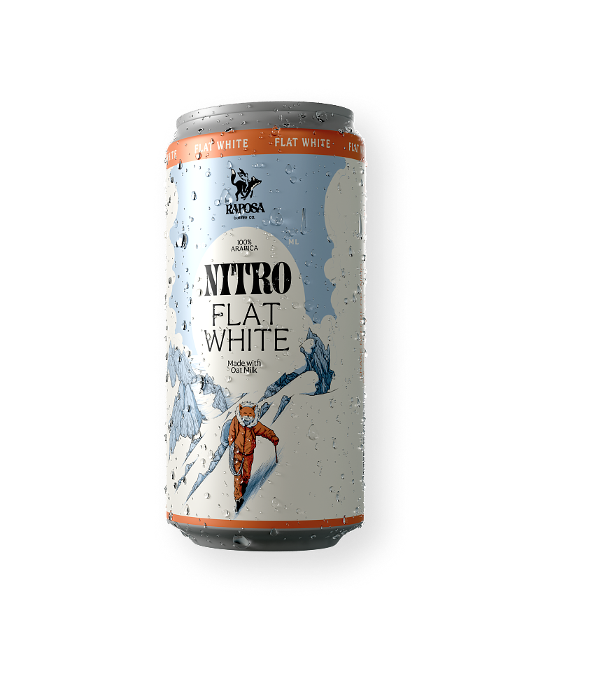 Nitro Cold Brew: Flat White (250ml)