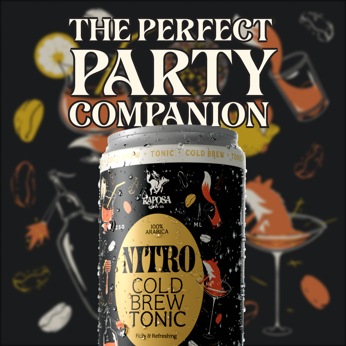 Nitro Cold Brew + Tonic (250ml)