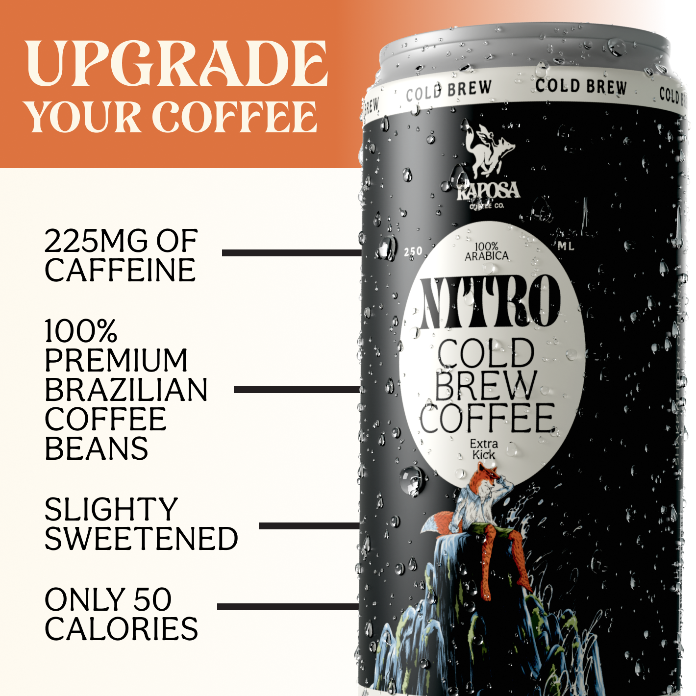 Nitro Cold Brew: Extra Kick (250ml)