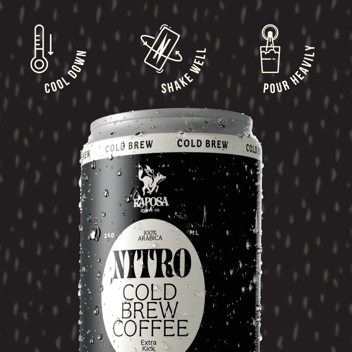 Nitro Cold Brew: Extra Kick (250ml)