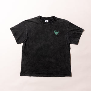 Raposa Golf Tee – Black Acid Wash