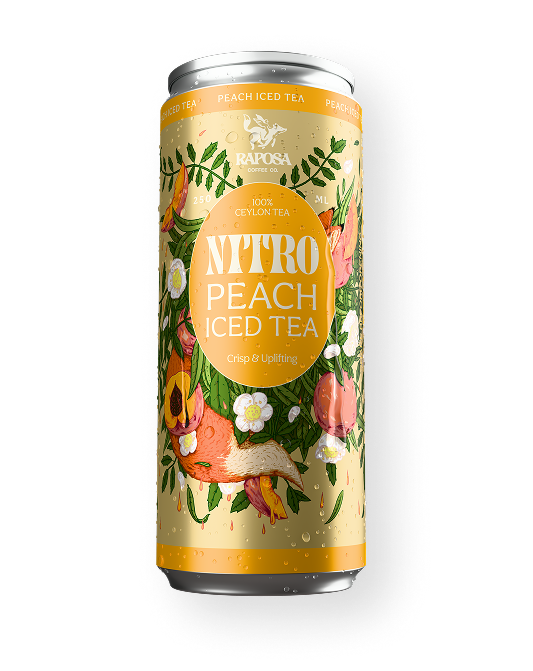 Nitro Cold Brew: Peach Iced Tea (250ml)