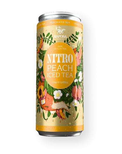 Nitro Cold Brew: Peach Iced Tea (250ml)