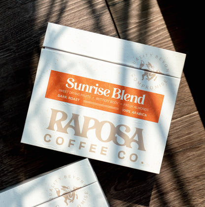 Sunrise Blend: Medium-Dark Roasted Whole Specialty Coffee Beans