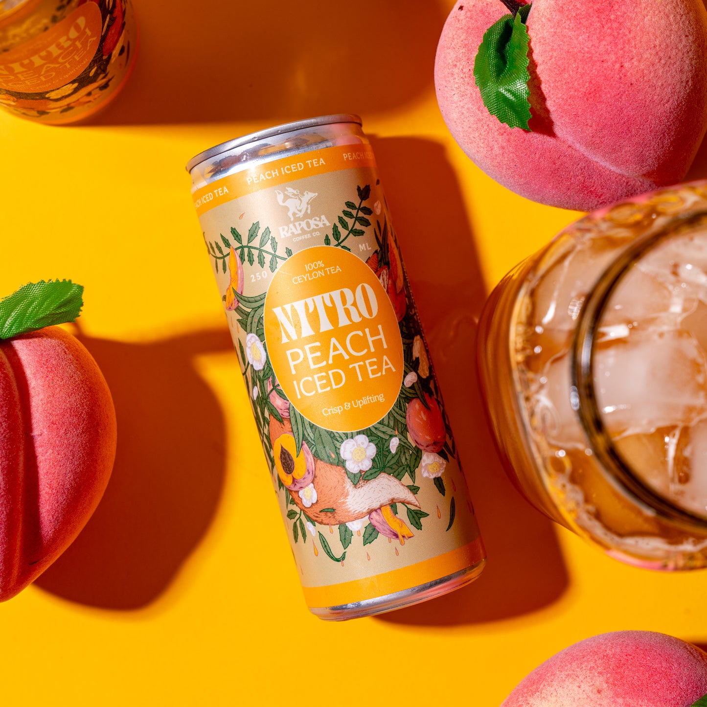 Nitro Cold Brew: Peach Iced Tea (250ml)