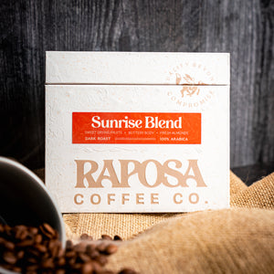 Sunrise Blend: Medium-Dark Roasted Whole Specialty Coffee Beans