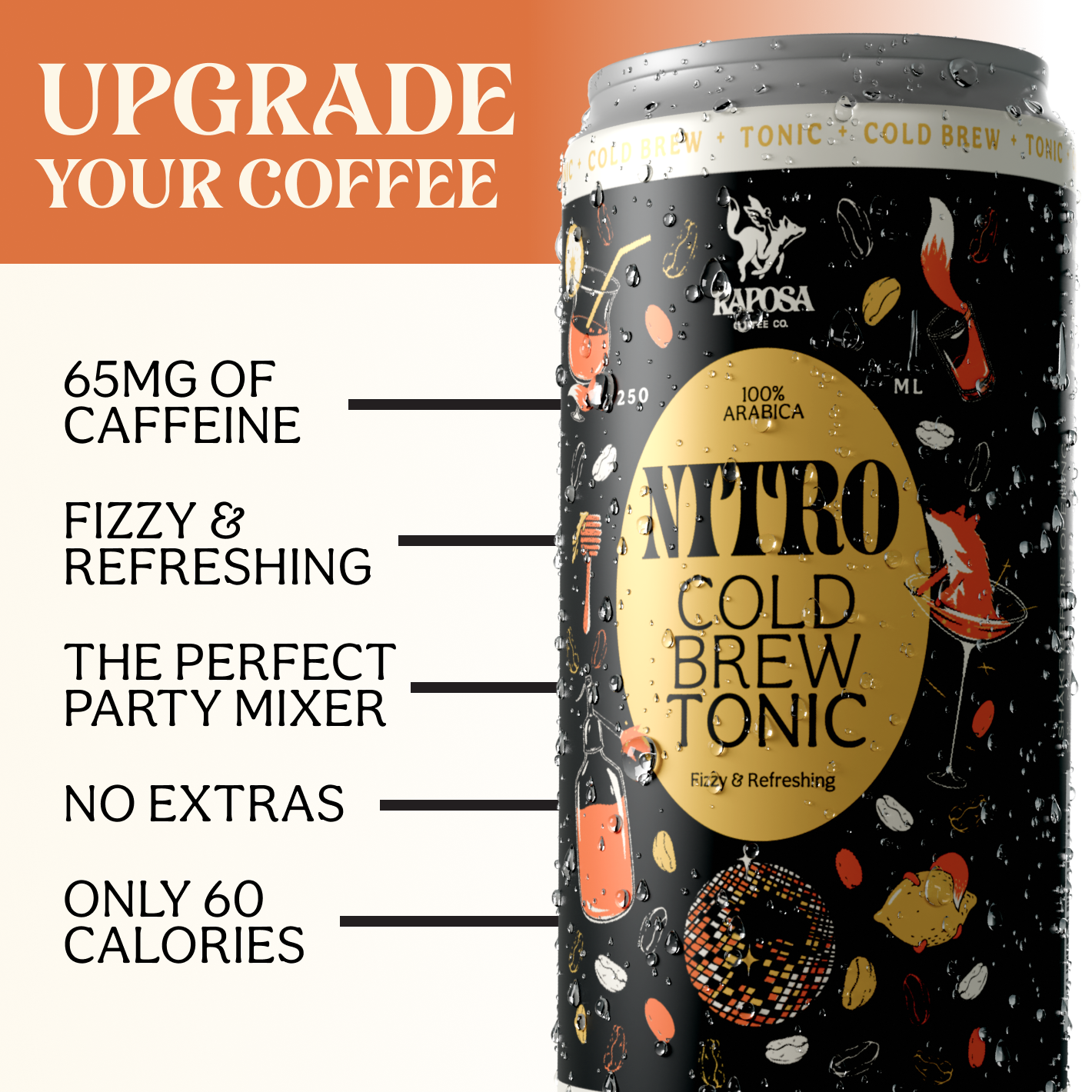 Nitro Cold Brew + Tonic (250ml)